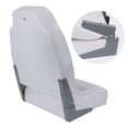 thumbnail image 7 of NORTHCAPTAIN S1 Deluxe High Back Folding Boat Seat,Stainless Steel Screws Included,White(2 Seats), 7 of 7