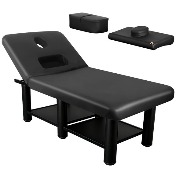 Esthetician Bed, Spa Bed, Portable Massage Table, Facial Bed, Tattoo Bed, Beauty Bed, Height Adjustable Multi-Function with Non-Woven Bag, for Physical Therapy