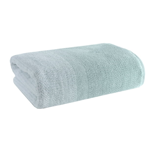 Better Homes & Gardens Thick and Plush Heathered Bath Towel, Aquifer