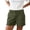 Army Green, variant on Bosfbaoi Summer Shorts for Women Casual Chino Shorts Solid Color Straight Leg Walking Womens Shorts