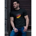thumbnail image 2 of Germany Flag Stroke Men T-Shirt, Male Small, 2 of 4