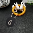 thumbnail image 1 of Minkissy 100Pcs Number Tag Rings Round Acrylic Number Key Tags for Hotel Use, 1 of 7