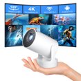 thumbnail image 1 of Salange Mini Projecteur avec Wi-Fi et Bluetooth, 4K 1080P Pris en Charge, 720p HD Natif, Correction de Trapèze Automatique, Projecteur de Film Extérieur à Courte Portée, 1 of 7
