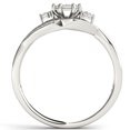 thumbnail image 3 of 1/8 Carat T.W. Diamond 10kt White Gold Three-Stone Look Engagement Ring, 3 of 5