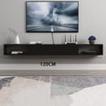 thumbnail image 2 of Repisa Flotante O Mesa Tv Moderna Minimalista Negro 1P Negra Muebleria Liz Muebleria liz RF1PNGO, 2 of 5