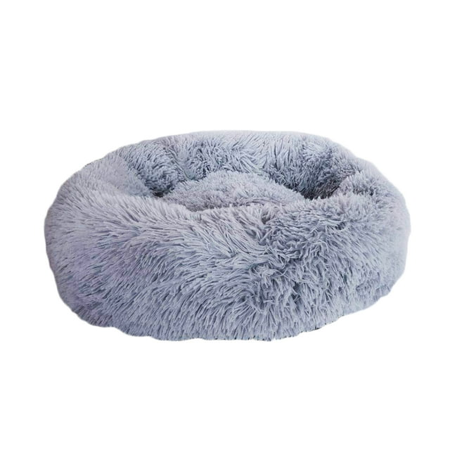 tredstone Lit de Sommeil pour Animaux, Rond, Petit Animal, Nid de Repos, Grotte, Peluche, Coussin Chaud, Lit pour Animal Automne Hiver
