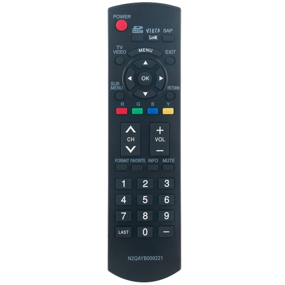 New N2QAYB000221 Replace Remote for Panasonic TV TH-50PZ80U TH-50PX80U TH-50PE8U