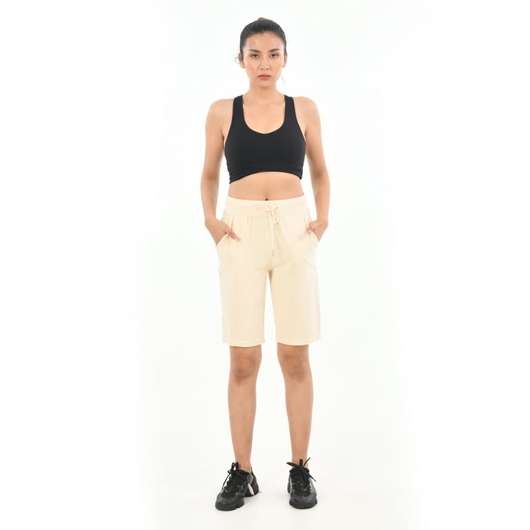 Cotton spandex bermuda shorts sale