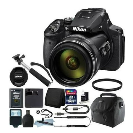 Nikon Coolpix P900 16.0 MP Compact Digital Camera - Black + Quality Accessory