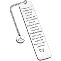 Inspirational Gift for for Son Daughter Valentine Bookmark for Teens Back to School Graduation Encourage Gift Mental Health Gift Long Distance Gift for Friends