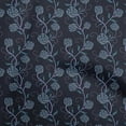 thumbnail image 1 of oneOone Cotton Poplin Twill Medium Blue Fabric Floral Fabric For Sewing Printed Craft Fabric By The Yard 56 Inch Wide, 1 of 5