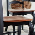 thumbnail image 6 of French Countryside Black Dining Chair Pair, 6 of 7