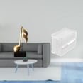 thumbnail image 2 of 2 Pieces Music Note Sculpture Desktop Figurine Acrylic Tissue Case Unique Modern Home Office Decor Living Room Bedroom, 2 of 8