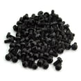 thumbnail image 2 of Electronics-Salon 100Pcs M3 X 6Mm Nylon Machine Screw, Black, Combination Phillips-Slotted Drive, Pan Head, Metric, 2 of 4
