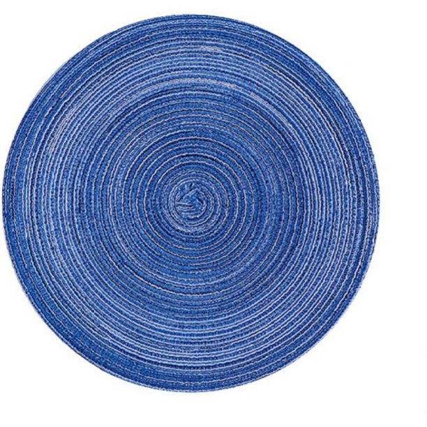 Round Braided Placemats 7 Inch Round Table Mats for Dining Tables Hand Woven Heat Resistant