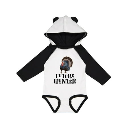 

Inktastic Turkey Hunting Future Hunter Gift Baby Boy Long Sleeve Bodysuit