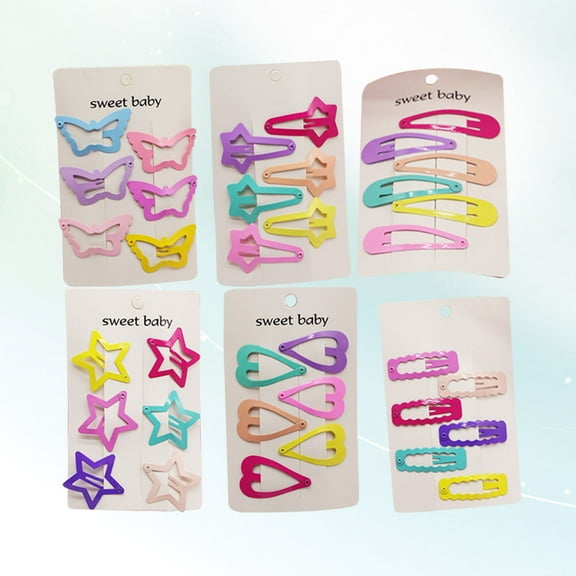 WHAMVOX  36 Pcs Color Barrettes Hair Accessories for Girls Child Miss
