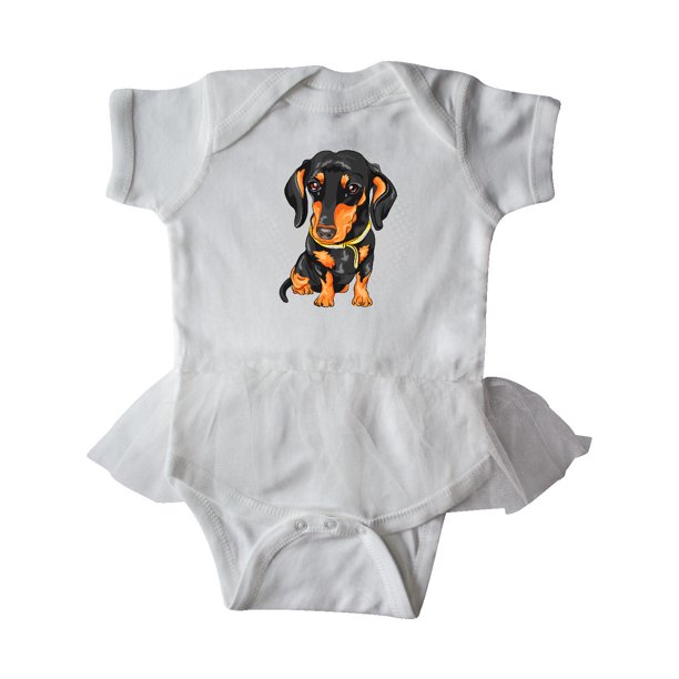 Dachshund Dog Gift Idea Infant Tutu Bodysuit Walmart Com
