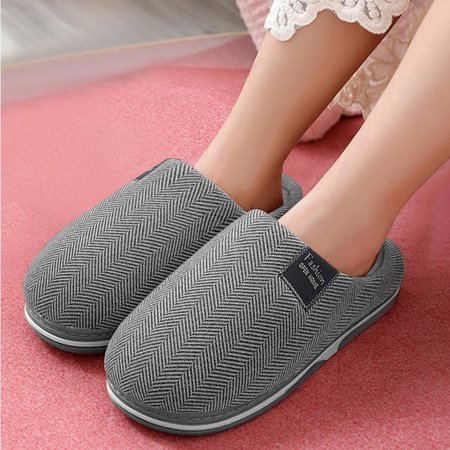 

CoCopeanut Couples Home Slippers Women Men New Fashion Warm Winter Furry Soft Short Plush Slipper Non Slip Bedroom Slides Indoor Shoes