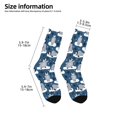 thumbnail image 2 of Honeii Snow Penguin Print Children's Colorful Socks,Unisex Kids and Toddlers' Cushioned Sock,Kids Athletic Crew Socks,for Everyday Wear and Sports, 2 of 5