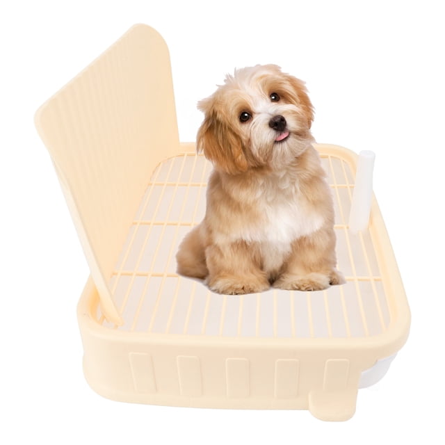 Dog Training Toilet, Stable Structure Puppy Potty Tray Pet Training Pee Pad Holder for Small and Medium Dogs
