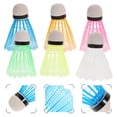 thumbnail image 1 of TABLZONE 12Set Professional High Speed Badminton Birdies Training for Outdoor Use, 1 of 6