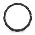 thumbnail image 2 of Auriga Fine Jewelry Stainless Steel Polished Black IP-plated 8mm Curb Link Men's Band Size 11, 2 of 6