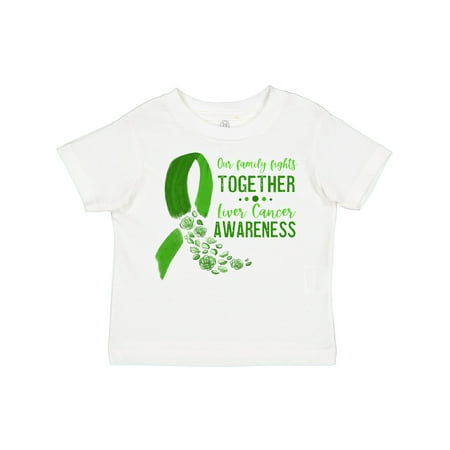 

Inktastic Our Family Fights Together Liver Cancer Awareness Boys or Girls Toddler T-Shirt