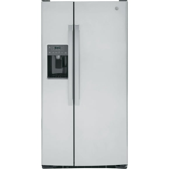 GE 23.2 Cu. Ft. Side-By-Side Refrigerator Stainless Steel - GSS23GYPFS