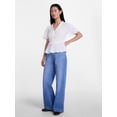 thumbnail image 2 of Scenario Women's and Women's Plus Textured Tie Front Top, Sizes XS-4X, 2 of 5