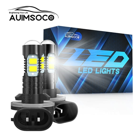 2Pcs 881 LED Fog Light/Daytime Running Light 862 886 889 894 896 898 6000K Xenon White 4000lm Super Bright, ForChevy Camaro 1998 1999 2000 2001 2002