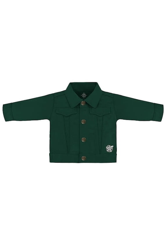 Girls & Boys Denim Jacket with Embroidery, Infant & Toddler, Sizes 0-3M to 4T