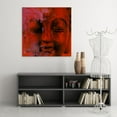 thumbnail image 2 of Unlimited Art Project - Red Buddha Canvas Abstract Wall Art Print Modern Unique Wall Décor, 2 of 6