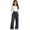 Grey2, variant on Girls Solid Color Drawstring Wide Leg Pants with Pockets for School Casual Fall Wear 5-16 Y