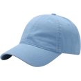 thumbnail image 1 of Plain Washed Baseball Cap - Retro Adjustable Cotton Hat, Vintage Structured Golf Dad Cap for Men Women, 1 of 6