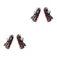 thumbnail image 4 of Eigraketly 1 par de piezas de bicicleta de repuesto de pastillas de freno para reemplazar negro/rojo Type1 NO1 Eigraketly CBP226796, 4 of 5