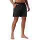 thumbnail image 4 of Pantalones cortos de verano para hombres INSPIRE CHIC, sólidos, con cintura elástica y cordón, pantalones cortos de surf de 28 pulgadas, color negro, 4 of 6