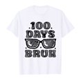 thumbnail image 4 of TZEWGL Tops For Toddler Short Sleeve 100 Days Of School Prints Trendy Fans Present Clothes For Infnants size 6-7T, 4 of 4