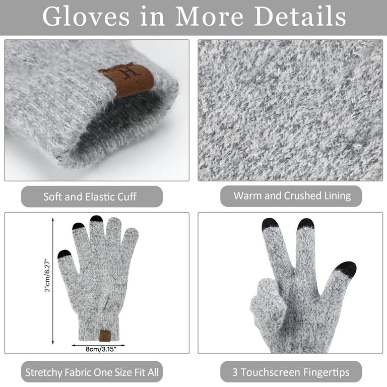 Knit Soft Touch Gloves (Multiple Colours) Knit Soft Touch Gloves (Multiple Colours)
