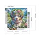 thumbnail image 5 of 5D DIY Kit para Perro Del Arte Artesanal 30x30cm, 5 of 9