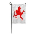 thumbnail image 1 of KDAGR Red Matchmaker Cupid Bow and Arrow Affair Angel Anniversary Garden Flag Decorative Flag House Banner 28x40 inch, 1 of 1