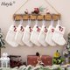 thumbnail image 2 of Medias de Navidad Bolsa de regalo Suministros de decoración de árboles Calcetines de Navidad blancos tejidos con 26 letras AZ Calcetines de regalo de Navidad para niños HS1511, 2 of 4