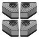 thumbnail image 2 of Washing Machine Shock Absorber Pads with Anti-skid Design for Home Use 4 Pieces, 2 of 5