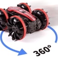 thumbnail image 2 of Coche de acrobacias anfibio RC, 2.4 Ghz, impermeable, todoterreno, carreras el茅ctricas, barcos de acrobacias, 4WD, todo terreno, coches RC con volteretas laterales dobles de 360 鈥嬧€嬄?para ni帽os y ni帽, 2 of 6