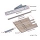 thumbnail image 4 of Llaves de acero para piano de pulgar con sintonizador 10 teclas Kalimba piezas de repuesto para bricolaje Feliz Sencillez, 4 of 5