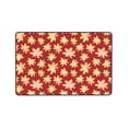 thumbnail image 7 of DouZhe Watercolor Yellow Maple Leaves Rugs Doormat, Non-Slip Machine Washable Carpets Floor Door Mat , 36" x 24", 7 of 7