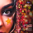 thumbnail image 2 of Rolio Holographic Glitter - Craft Glitter for Resin, Makeup, Nail Art, Face & Body Art, DIY Crafts - 28g Jars, 1/128 to 1/64 Size, 12 Glitter Pure Set, 2 of 7