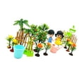 thumbnail image 2 of Plantas de jardín en miniatura,Plantas de simulación Modelo de plantas de jardín en miniatura,Minifiguras Set de jardín en miniatura Modelo de árboles,Juguete cognitivo decorativo 24 piezas, 2 of 10