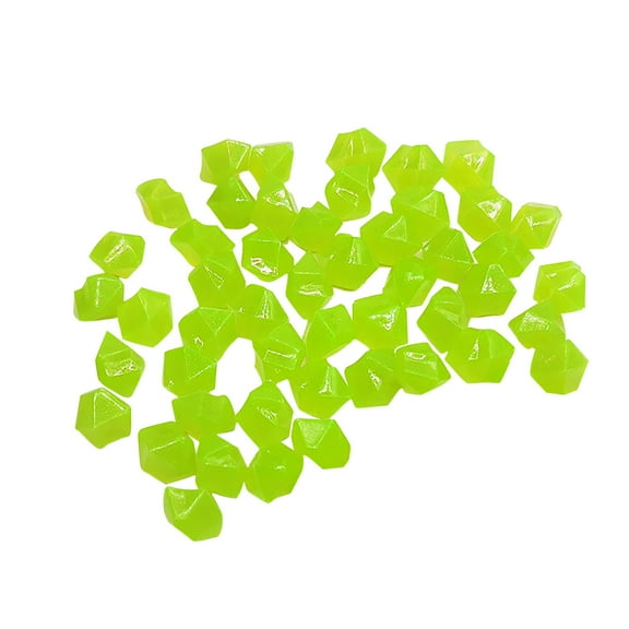 OAVQHLG3B 100 Pieces Glow in The Dark Rocks, Luminous Pebbles Stones Rocks for Indoor Outdoor Decorations Garden Lawn Yard Potted Plant Flower Fish Tank Aquarium Walkway
