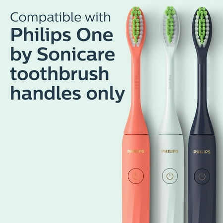 Philips Sonicare - Philips One by Sonicare 2pk Brush Heads - Mint Light Green